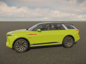 FAW Hongqi E HS9 3D Model