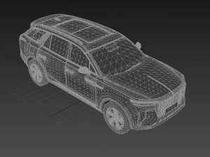 FAW Hongqi E HS9 3D Model