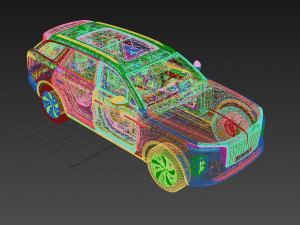 FAW Hongqi E HS9 Modèle 3D