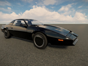 Pontiac Firebird KITT 1982 Model 3D