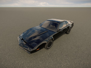 Pontiac Firebird KITT 1982 Model 3D