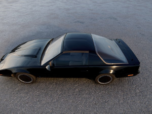 Pontiac Firebird KITT 1982 Model 3D