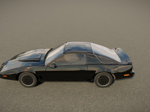 Pontiac Firebird KITT 1982 Model 3D
