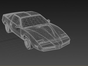 Pontiac Firebird KITT 1982 Model 3D