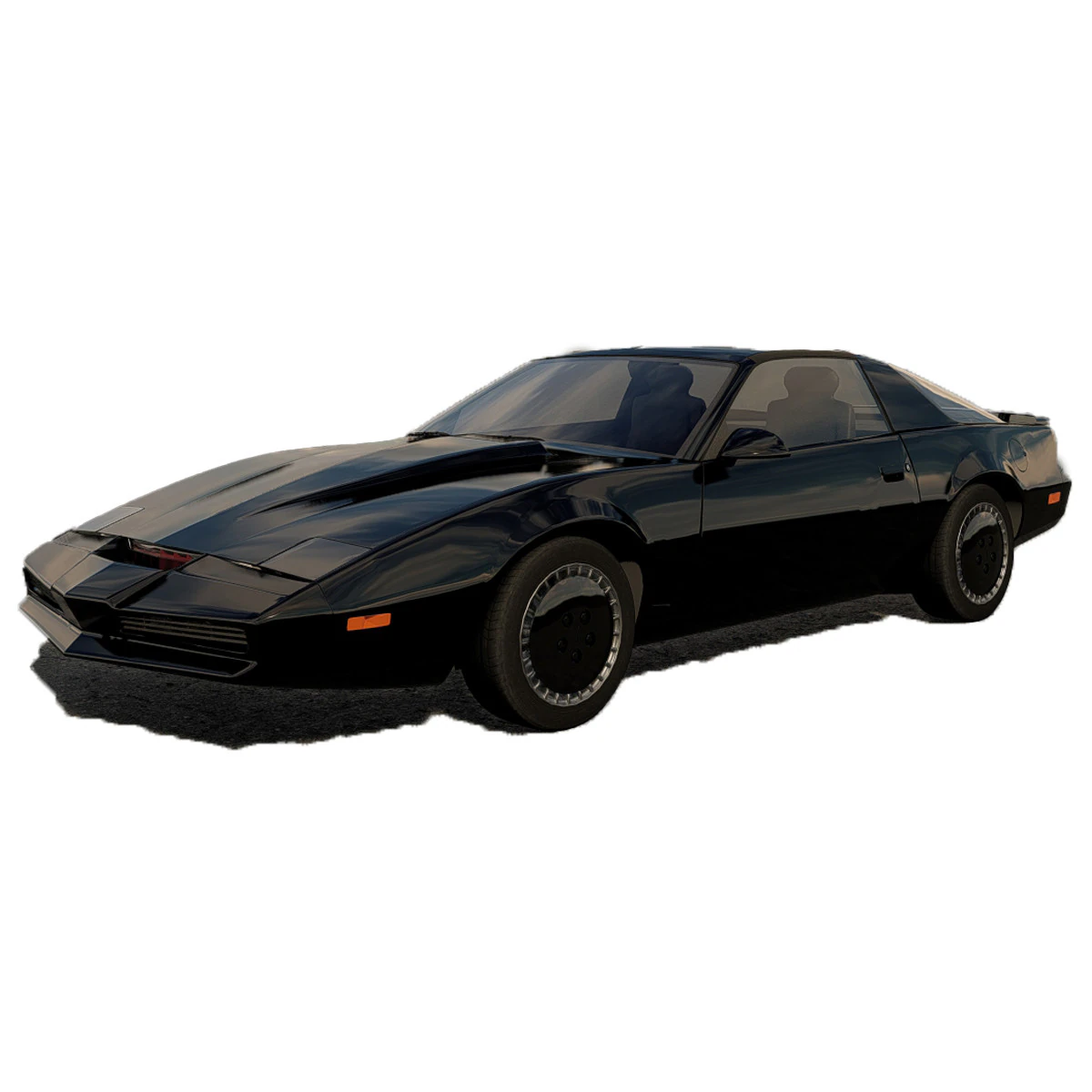 Pontiac Firebird KITT 1982 3D Model .c4d .max .obj .3ds .fbx .stl .blend