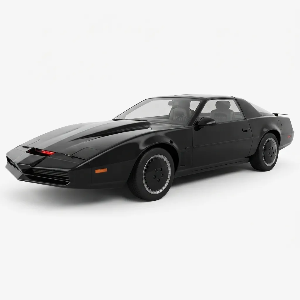 Pontiac Firebird KITT 1982 3D Model .c4d .max .obj .3ds .fbx .stl .blend