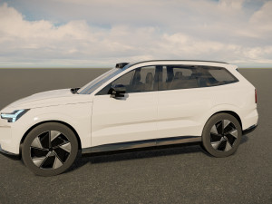 Volvo EX90 2024 Modello 3D