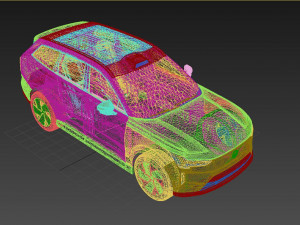 Volvo EX90 2024 Modello 3D