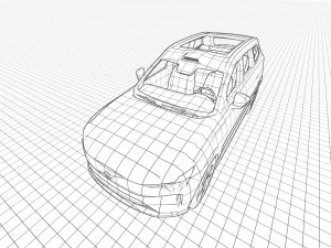 Volvo EX90 2024 Modello 3D