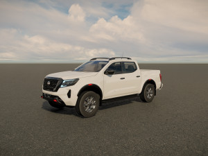 Nissan Frontier 2024 3D 모델