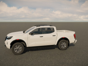 Nissan Frontier 2024 3D 모델