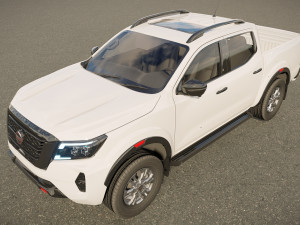 Nissan Frontier 2024 3D 모델