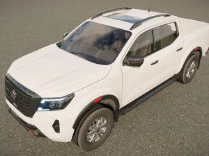 Nissan Frontier 2024 3D Model