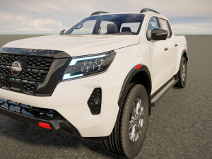 Nissan Frontier 2024 3D 모델