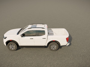 Nissan Frontier 2024 3D 모델