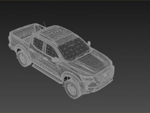 Nissan Frontier 2024 3D Model