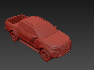 Nissan Frontier 2024 3D 모델