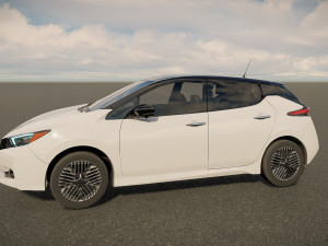 Nissan Leaf 2024 Modèle 3D