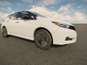 Nissan Leaf 2024 Modèle 3D