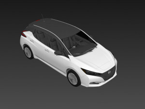 Nissan Leaf 2024 Modèle 3D