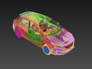 Nissan Leaf 2024 Modèle 3D