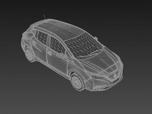 Nissan Leaf 2024 Modèle 3D