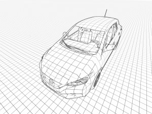 Nissan Leaf 2024 Modèle 3D