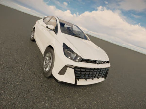 Hyundai HB20 2024 3D Model