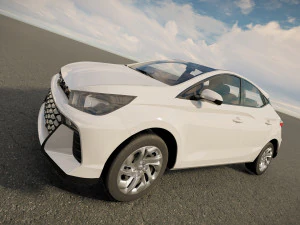 Hyundai HB20 2024 3D Model