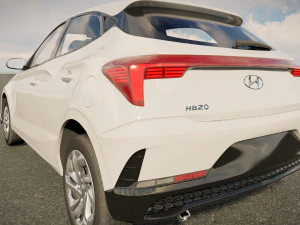 Hyundai HB20 2024 3D Model