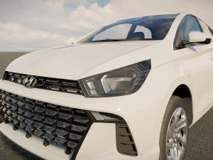 Hyundai HB20 2024 3D Model