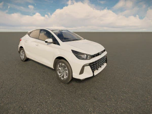 Hyundai HB20 2024 3D Model