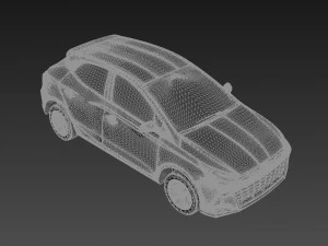 Hyundai HB20 2024 3D Model