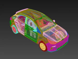 Hyundai HB20 2024 3D Model