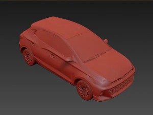 Hyundai HB20 2024 3D Model