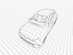 Hyundai HB20 2024 3D Model