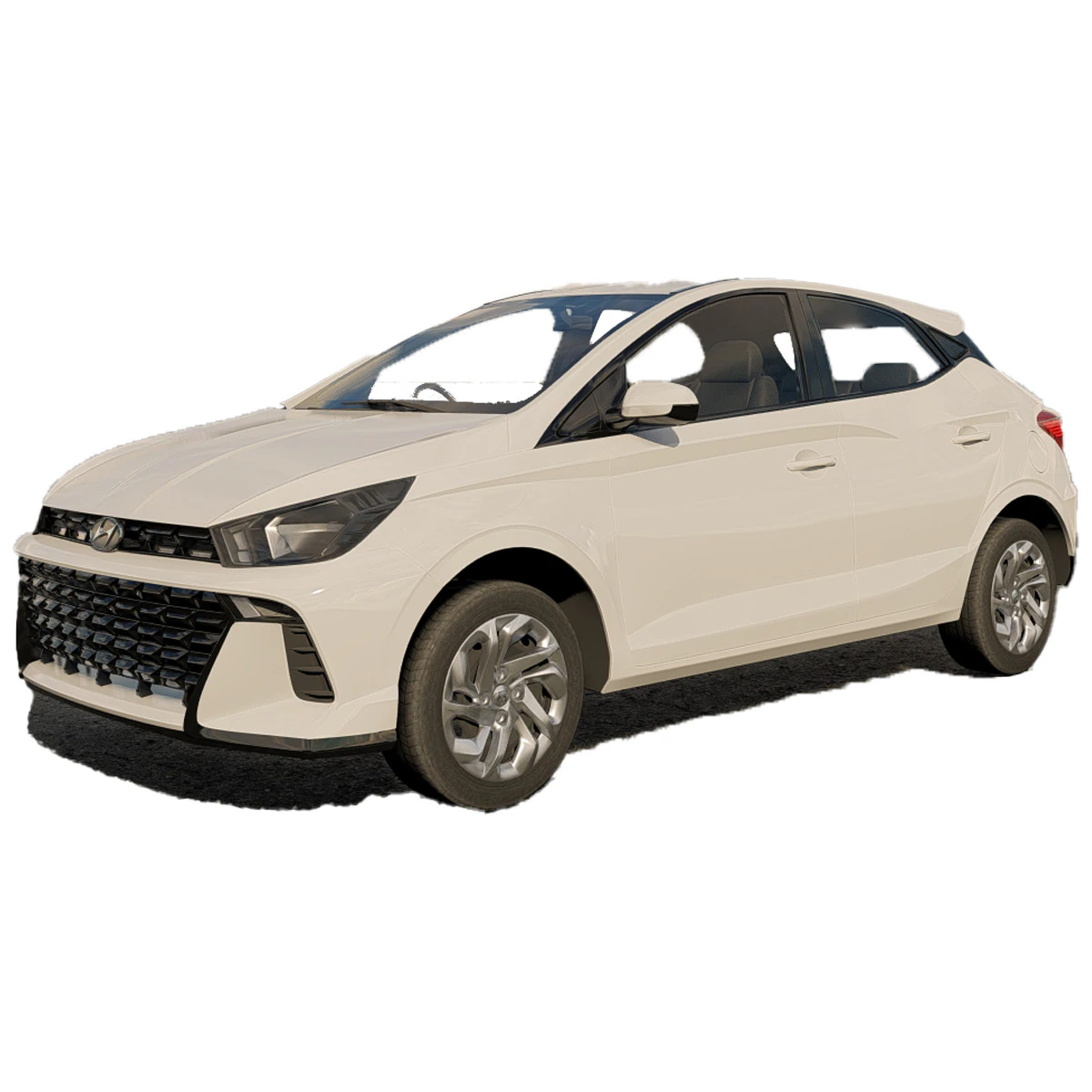 Hyundai HB20 2024 3D Model .c4d .max .obj .3ds .fbx .stl .blend 