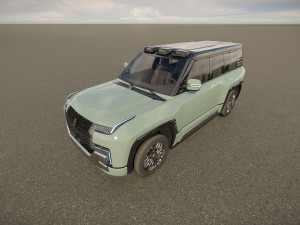 BYD U8 2024 3D Модель