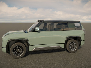 BYD U8 2024 3D Модель