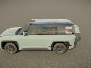 BYD U8 2024 3D Модель