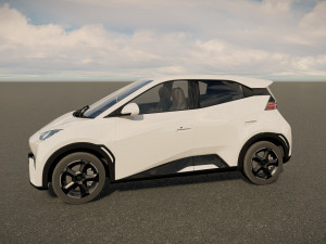 BYD Dolphin Mini 2024 3D Model