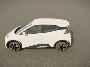 BYD Dolphin Mini 2024 3D Model