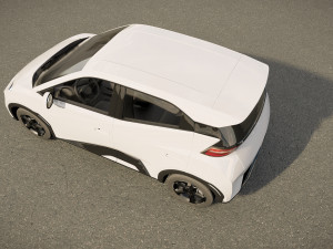 BYD Dolphin Mini 2024 3D Model