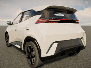 BYD Dolphin Mini 2024 3D Model