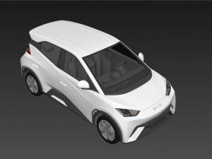 BYD Dolphin Mini 2024 3D Model