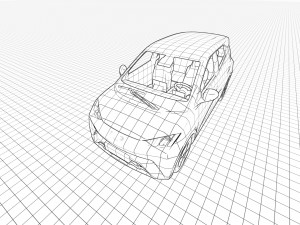 BYD Dolphin Mini 2024 3D Model