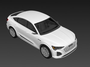 Audi SQ8 Sportback e-tron 2024 3D 模型
