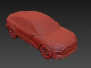 Audi SQ8 Sportback e-tron 2024 3D Model