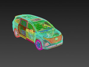 Hyundai Custo MPV 3D Model