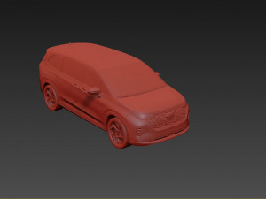 Hyundai Custo MPV 3D Model